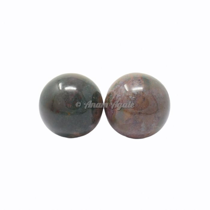 Bloodstone Ball Sphere