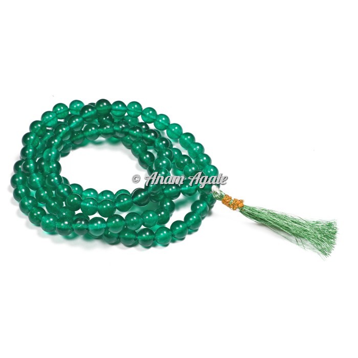 Green Jade Japa Mala