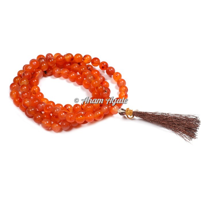 Carnelian Japa Mala