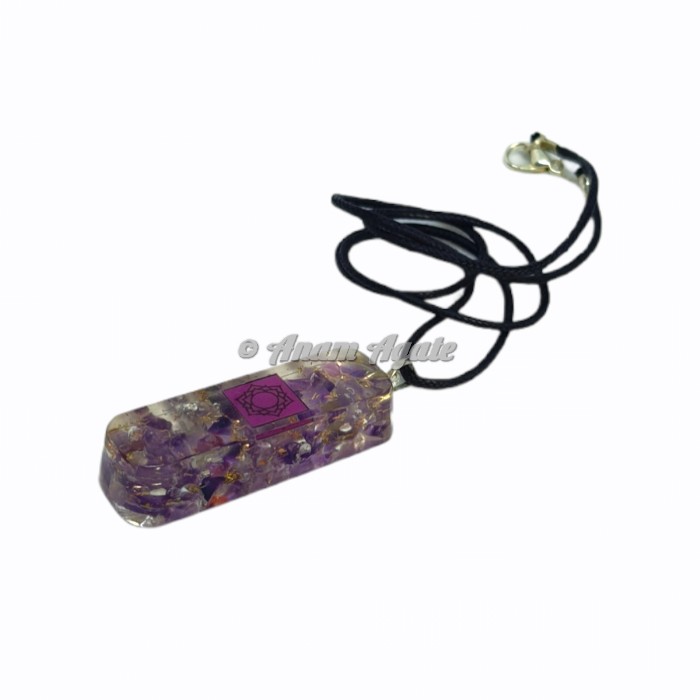 Crown Chakra Orgonite Pendant