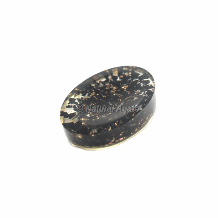 Tourmaline Crystal Orgonite Worry Stone