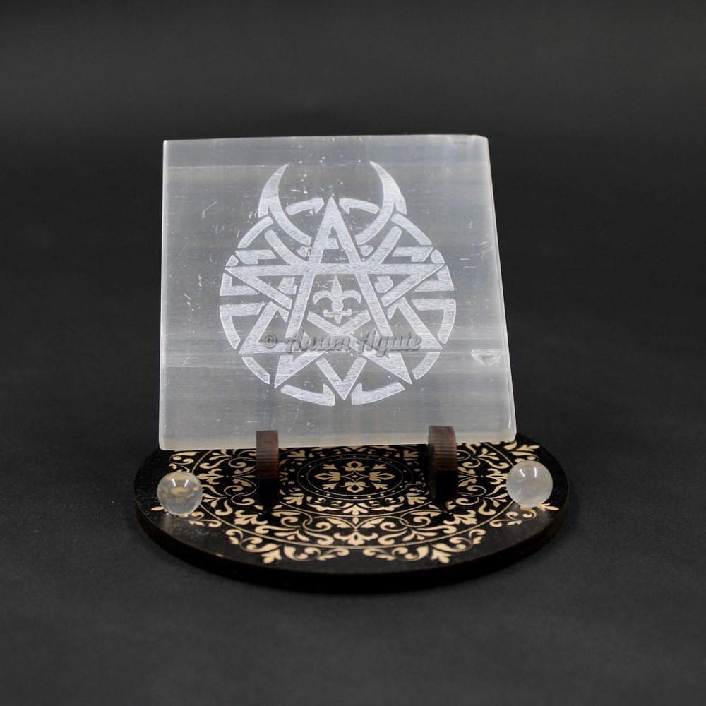 Selenite Charging Plate to Cleanse Negative Energy