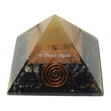 Black Tourmaline Orgonite Pyramid
