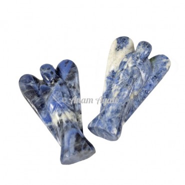 Sodalite Angels 2 Inches