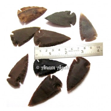 Fancy Agate Arrowheads 2 to 2.50 Inches