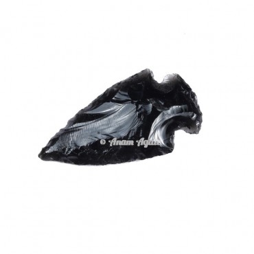 Black Obsidian Arrowhead 1-1.5 Inches