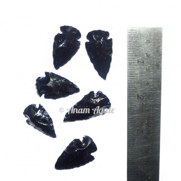 Blue Sunstone 1 to 1.50 Inches Arrowheads