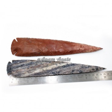 Agate Arrowheads 10 Inch