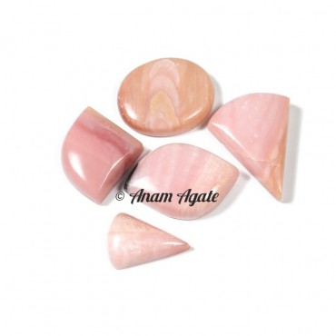 Pink Opal Gemstone cabochons