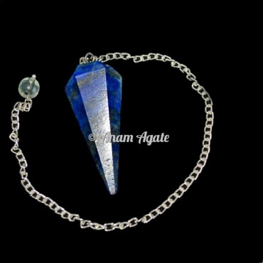 Lapis Lazuli 6faceted Pendulums