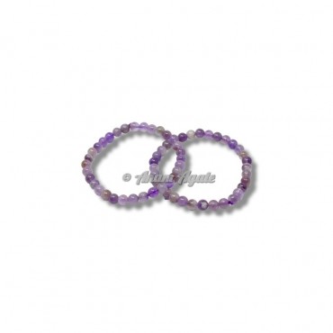 Amethyst 6MM Beads Bracelet