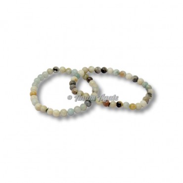 Multi Amazonite 6MM Beads Bracelet