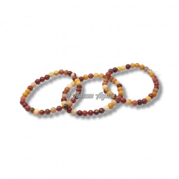 Mookaite 6MM Beads Bracelet