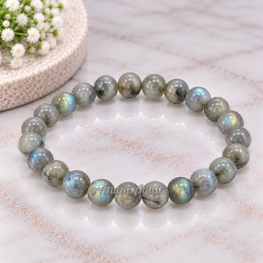 Labradorite 6 MM Beads Bracelets