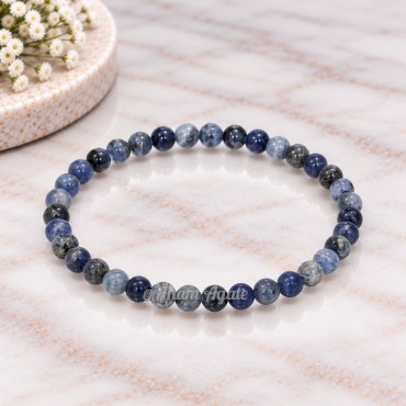 Sodalite 4 MM Beads Bracelets