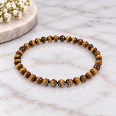 Tiger Eye AA Quality 4 MM Beads Bracelets