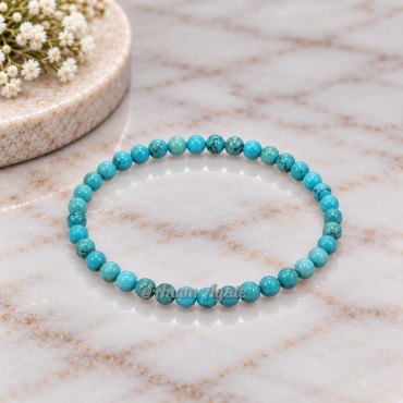 Turquoise 4 MM Beads Bracelets