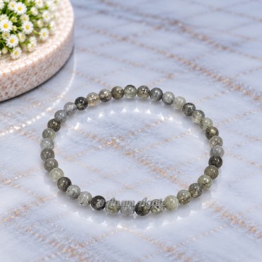 Labradorite 4 MM Beads Bracelets