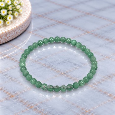 Green Aventurine 4 MM Beads Bracelets
