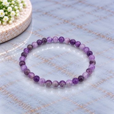 Amethyst AAA Quality 4 MM Beads Bracelets
