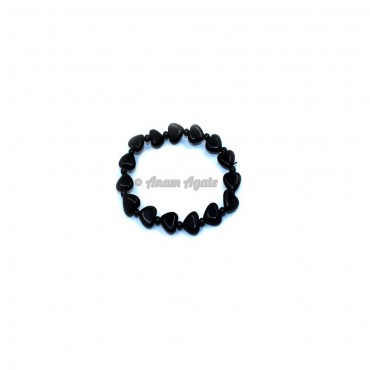 Howlite and Black Lava Bracelet