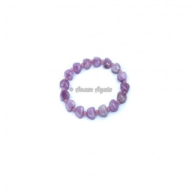 Rose Quartz and Rainbow Moonstone Bracelet