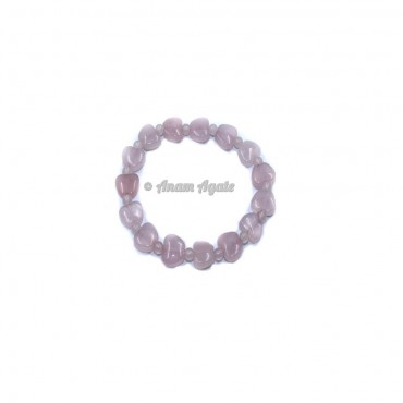 Crack Crystal and Lava Bracelet with Pure Copper Charm