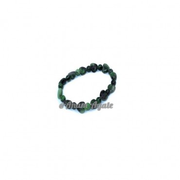 Ruby Zyosite Gemstone Heart Bracelets