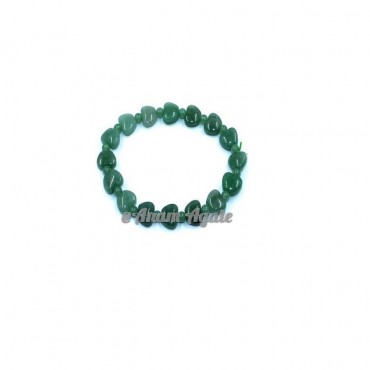 Green Aventurine Apple Beads Gemstone Bracelets