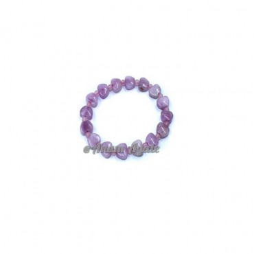 Kunzite Apple Beads Gemstone Bracelets