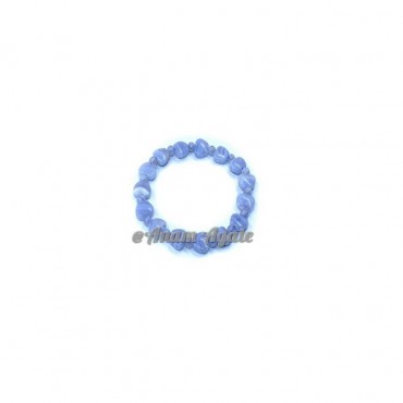 Blue Lace Agate Apple Beads Gemstone Bracelets