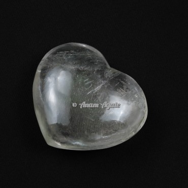Crystal Quartz Gemstone Heart
