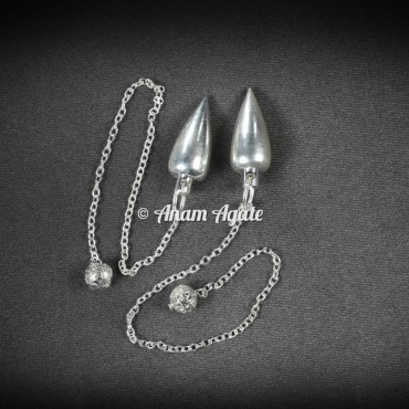 Silver Brass Drop Shape Pendulums