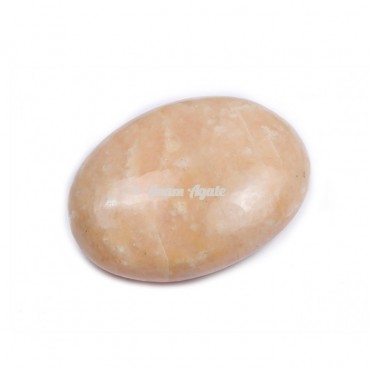 Cream Moonstone Palm Stone
