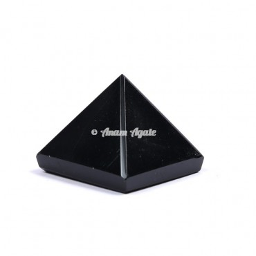 Black Agate Pyramid