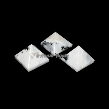 Rainbow Moonstone Pyramid
