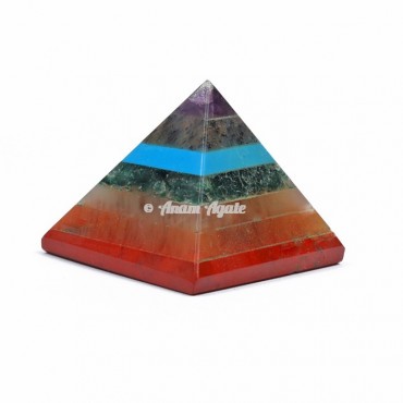 Bonded Seven Chakra Pyramid