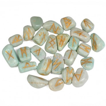 Amazonite Rune Set