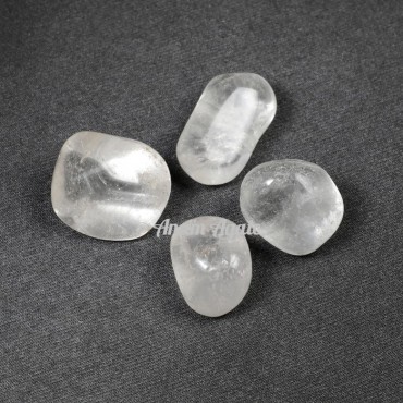 Indian Crystal Quartz Tumbled Stones