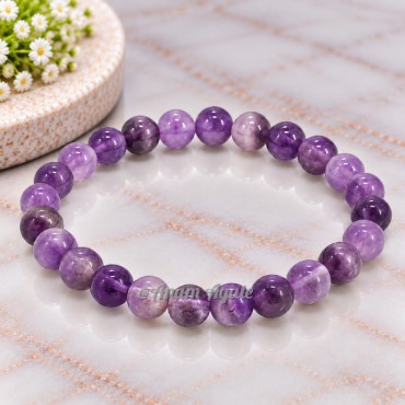 Amethyst 6MM Beads Bracelet